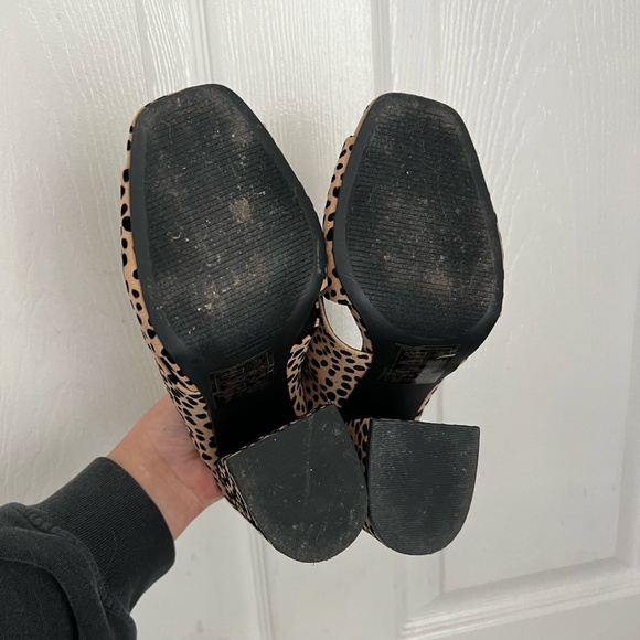 Qupid Leopard Print Heels - Picture 3 of 4